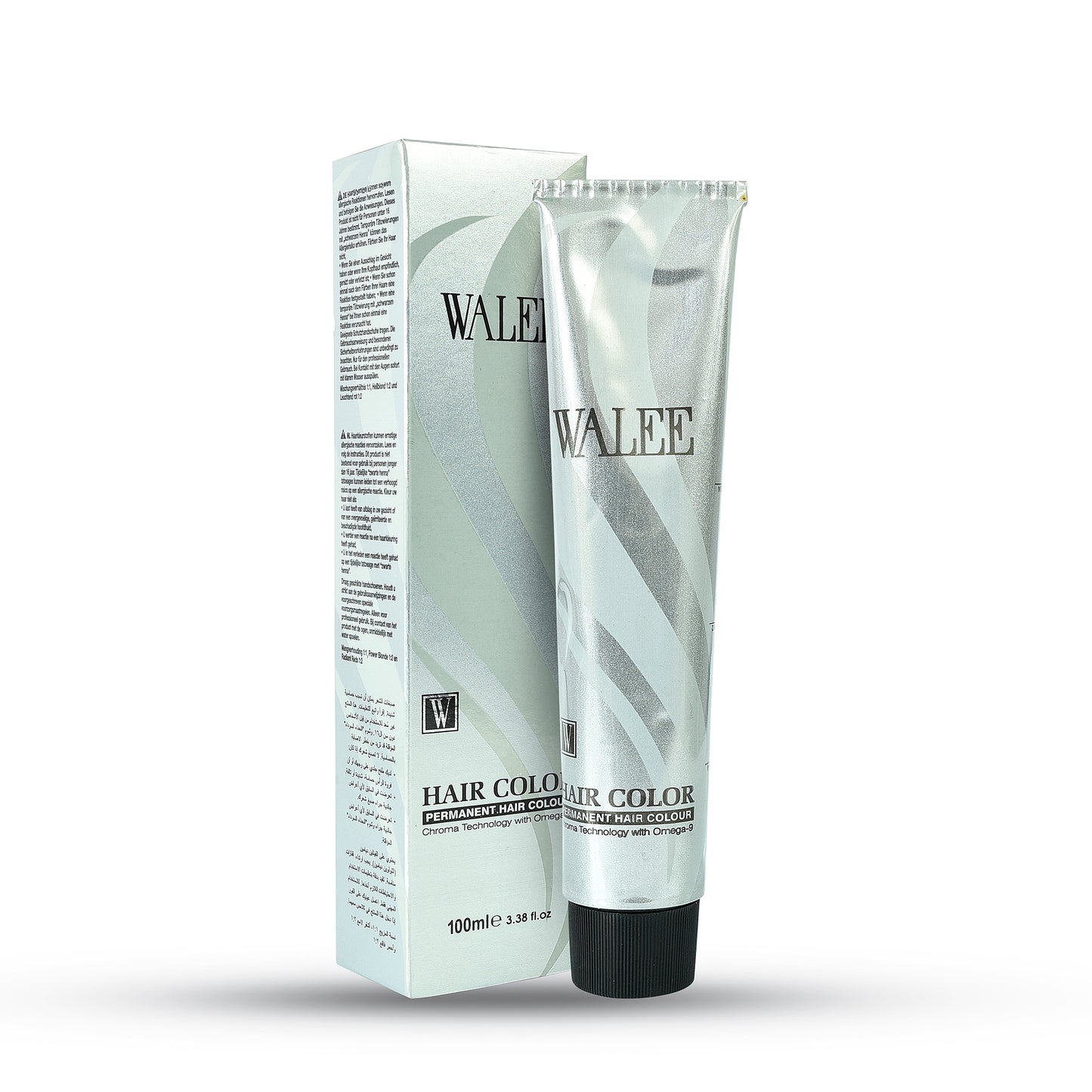 Walee Professional Hair Colour, 100ml Tube, 72 Shades