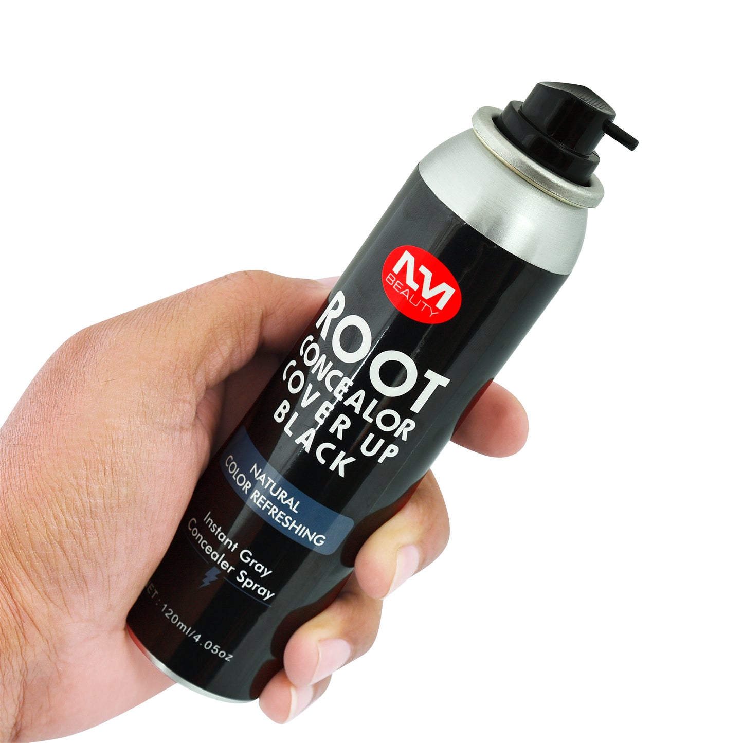NM Beauty Professional Root Concealer Spray, Black, 120ml/4.05oz