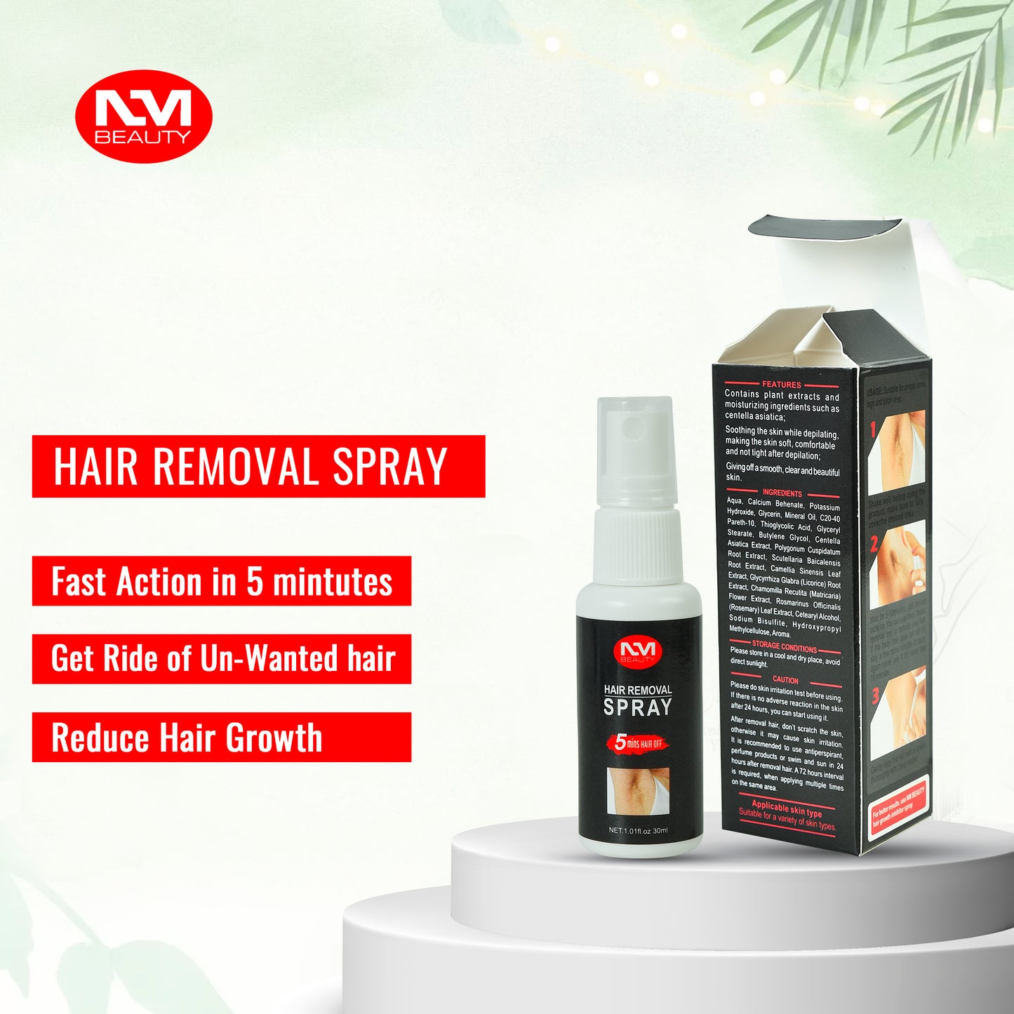 NMB PROFESSIONAL HAIR REMOVAL SPRAY (30ML)