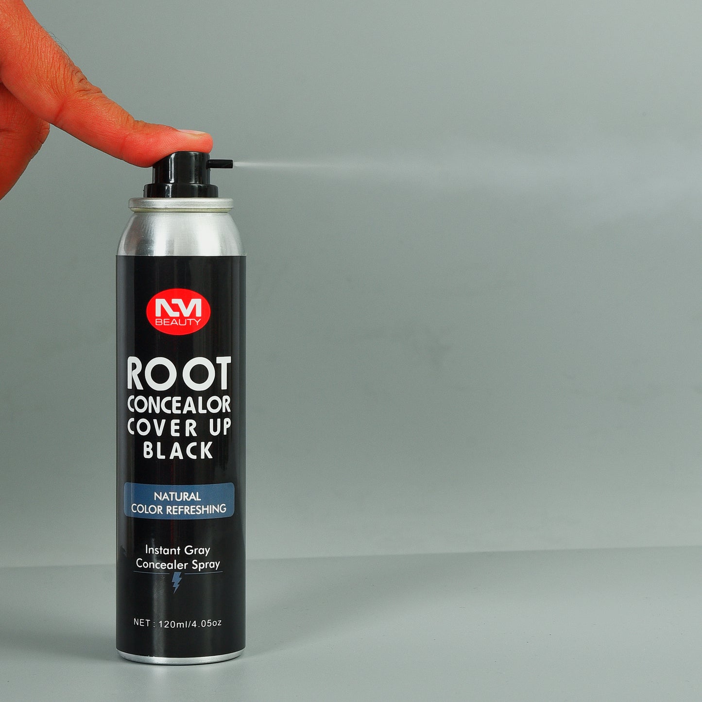 NM Beauty Professional Root Concealer Spray, Black, 120ml/4.05oz