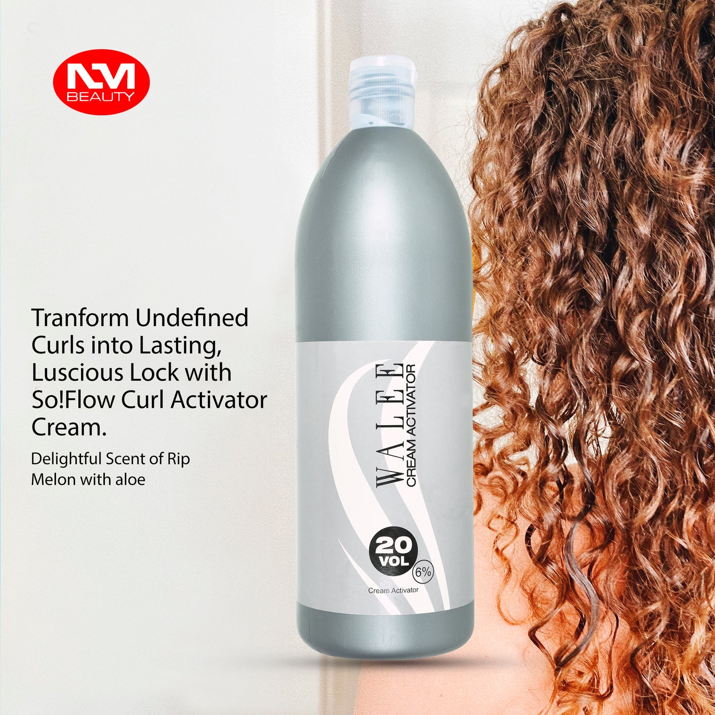 Walee Professional Cream Peroxide, Cream Activator Volume 6% 20V 1L