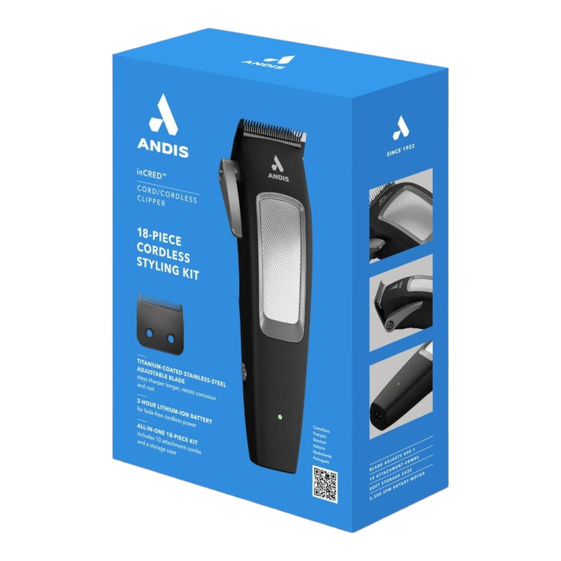 Andis InCRED Lithium-ion Cordless Clipper 560585