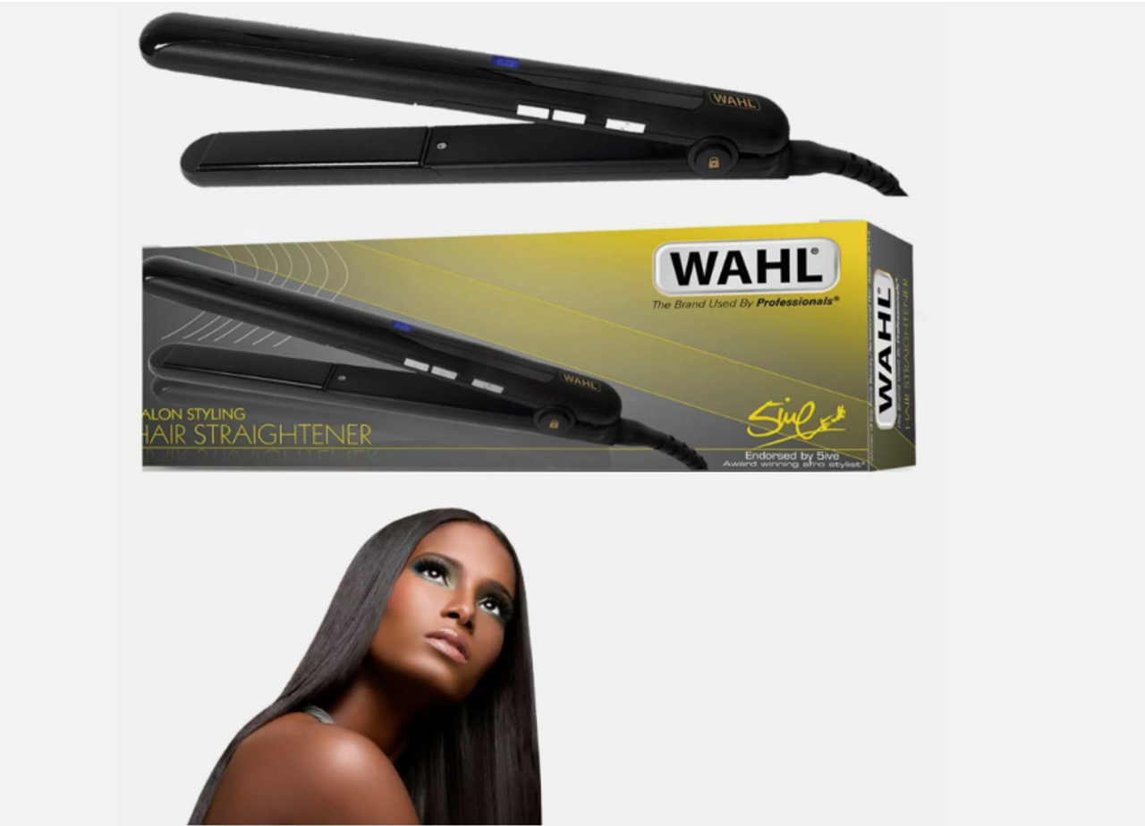 Wahl Ceramic Salon Styling Afro Hair Straightener with LCD Display - ZX866- Next Day Delivery