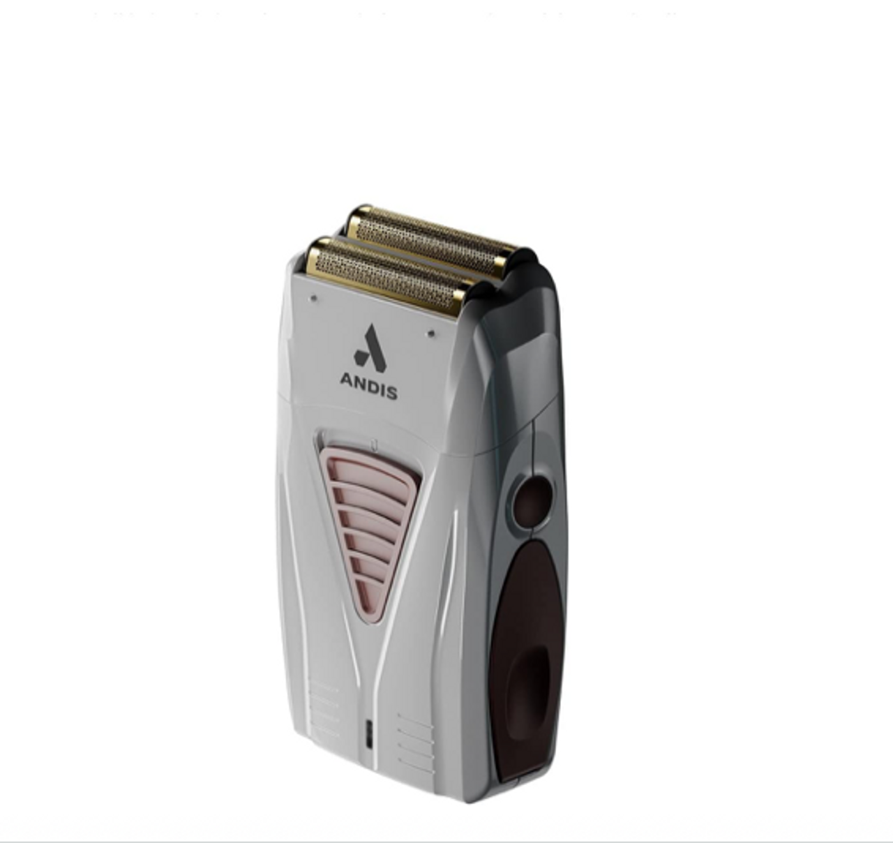 Andis 17260 TS-2 Pro Foil Lithium Titanium Foil Shaver, Cord/Cordless, Smooth Shaving Cordless Shaver with Charger, light grey with burgundy- Next Day Free Delivery