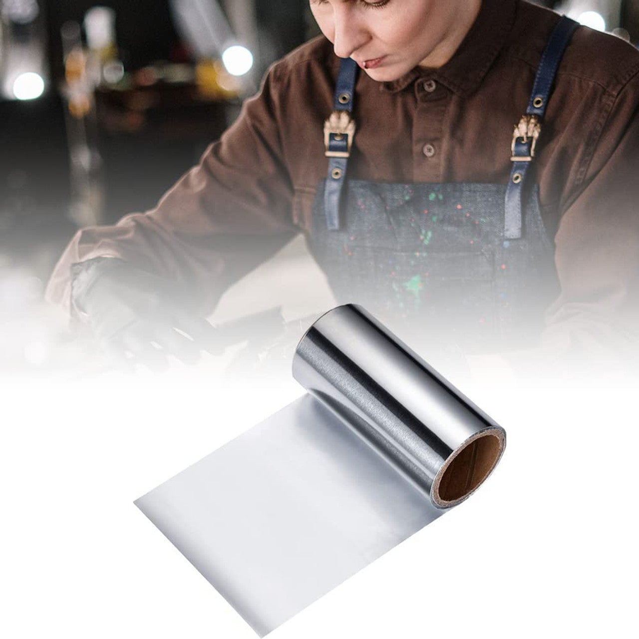 ESSENTIAL Foil Highlighting Perm Tin Foil Hairdressing Tools for Coloring Model 120mm