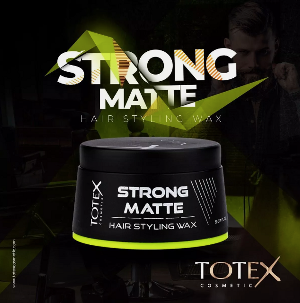 TOTEX Hair Styling Wax | Strong Matte Hold | Natural Look | Hair Braiding 150ml (Pack of 24)