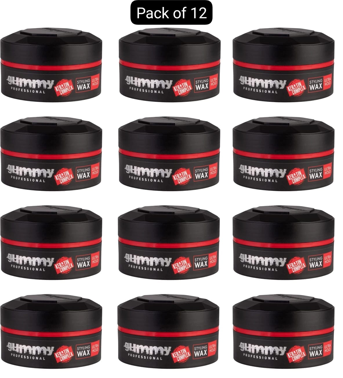 Gummy Hair Styling Wax 150ml Ultra Hold, Bright Finish, Matte Finish, Extra Gloss, Casual Look & Hard Finish 150ml