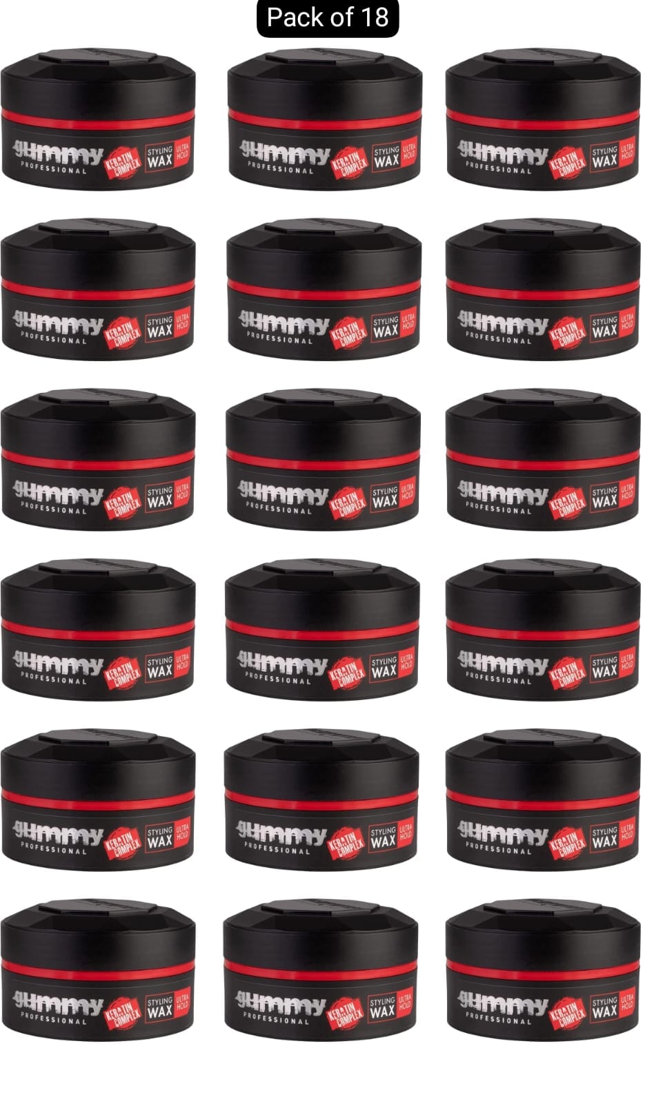 Gummy Hair Styling Wax 150ml Ultra Hold, Bright Finish, Matte Finish, Extra Gloss, Casual Look & Hard Finish 150ml