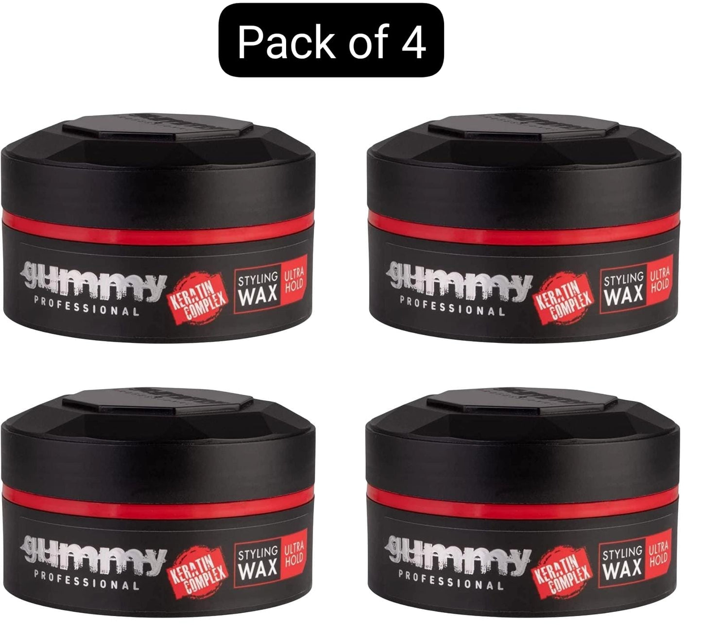Gummy Hair Styling Wax 150ml Ultra Hold, Bright Finish, Matte Finish, Extra Gloss, Casual Look & Hard Finish 150ml