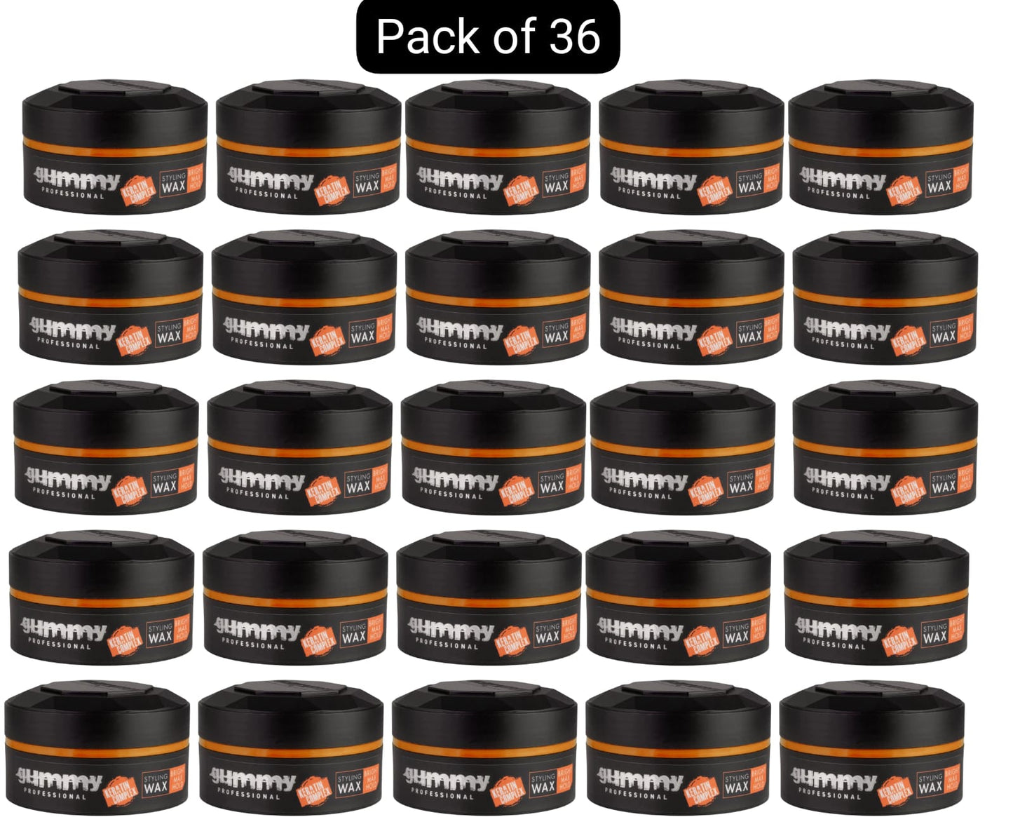 Gummy Hair Styling Wax 150ml Ultra Hold, Bright Finish, Matte Finish, Extra Gloss, Casual Look & Hard Finish 150ml