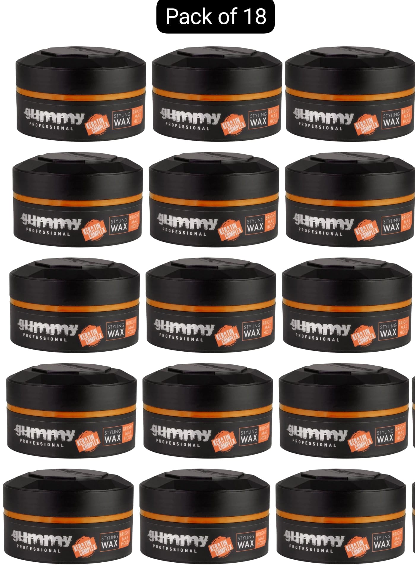Gummy Hair Styling Wax 150ml Ultra Hold, Bright Finish, Matte Finish, Extra Gloss, Casual Look & Hard Finish 150ml