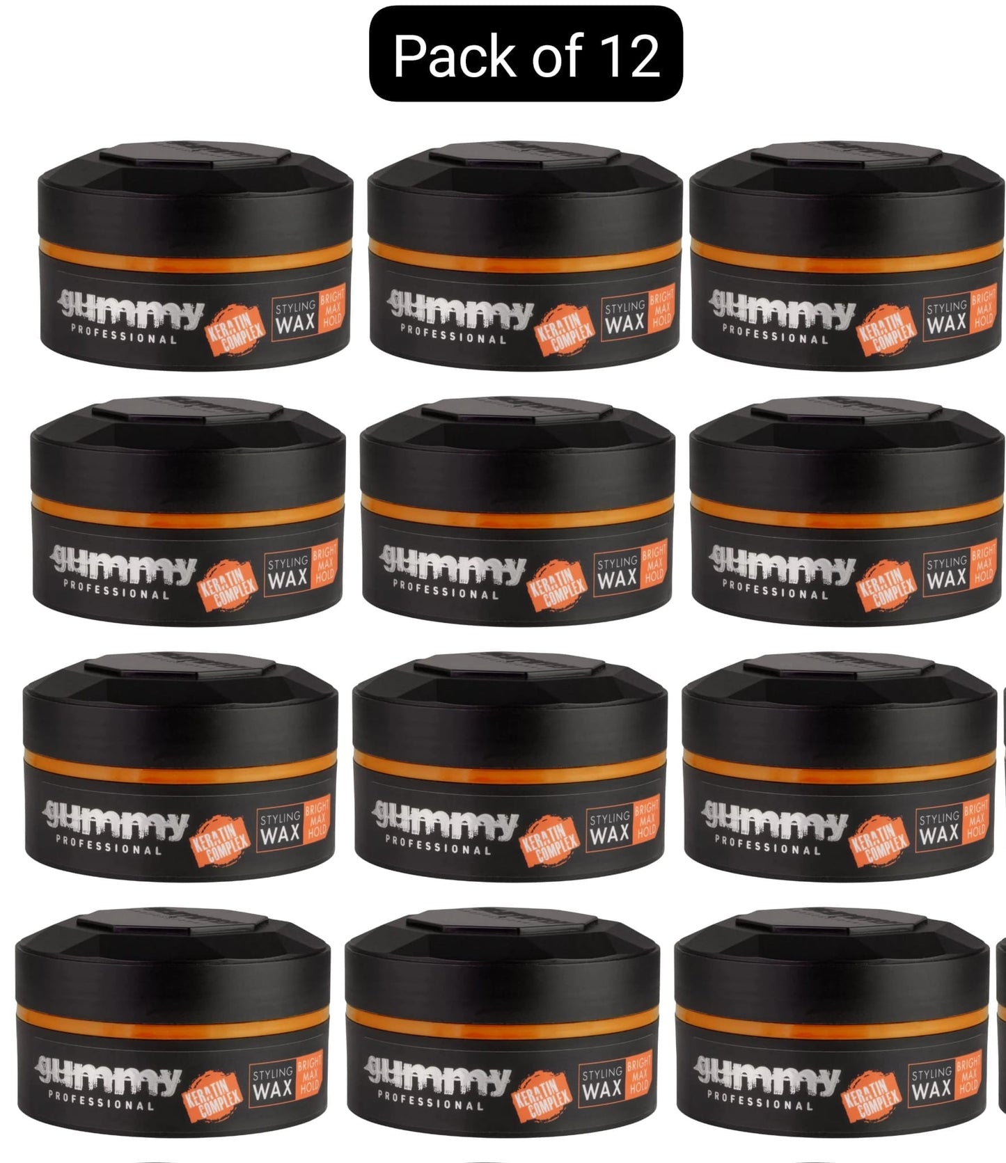Gummy Hair Styling Wax 150ml Ultra Hold, Bright Finish, Matte Finish, Extra Gloss, Casual Look & Hard Finish 150ml