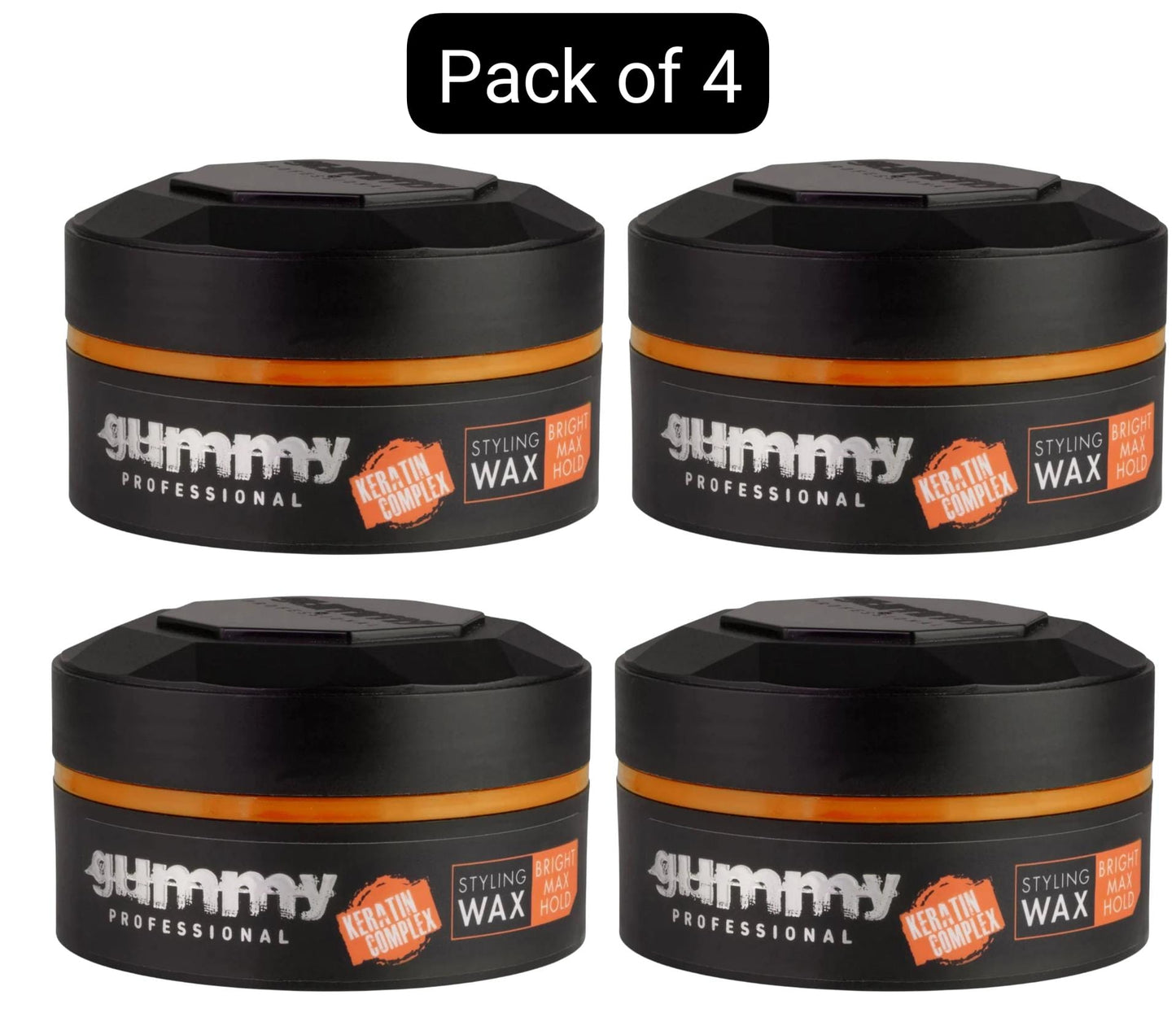 Gummy Hair Styling Wax 150ml Ultra Hold, Bright Finish, Matte Finish, Extra Gloss, Casual Look & Hard Finish 150ml