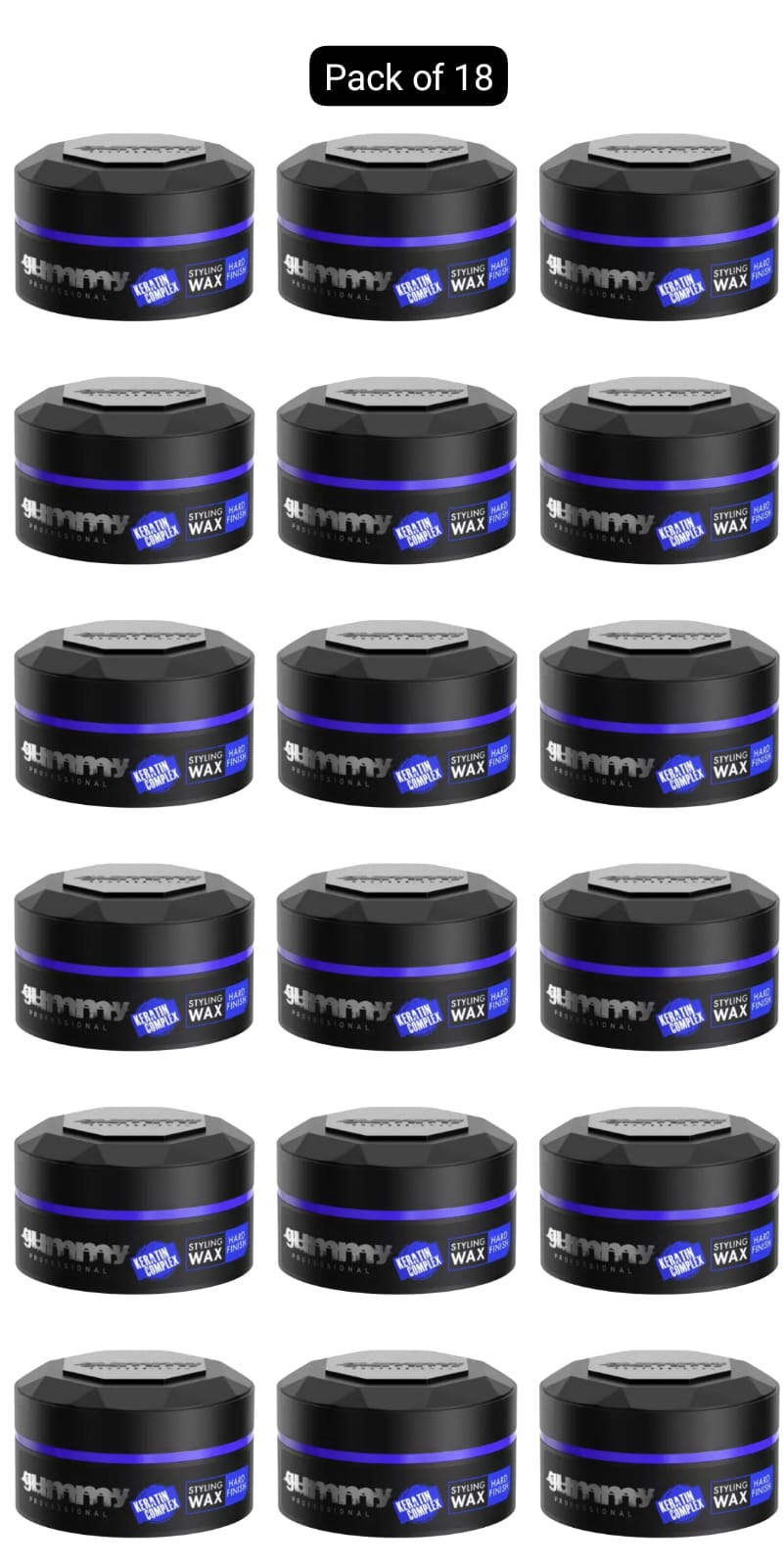 Gummy Hair Styling Wax 150ml Ultra Hold, Bright Finish, Matte Finish, Extra Gloss, Casual Look & Hard Finish 150ml