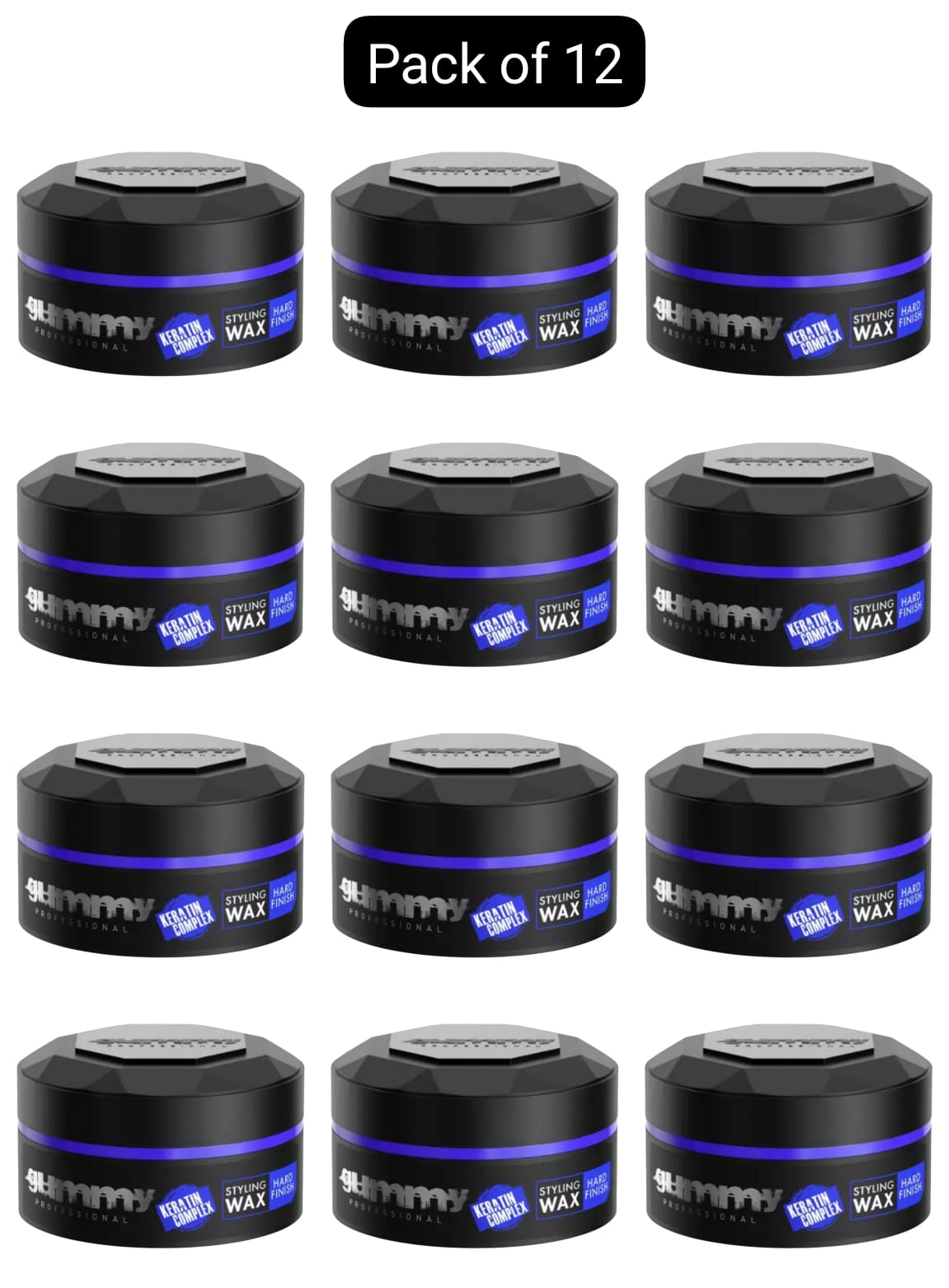 Gummy Hair Styling Wax 150ml Ultra Hold, Bright Finish, Matte Finish, Extra Gloss, Casual Look & Hard Finish 150ml