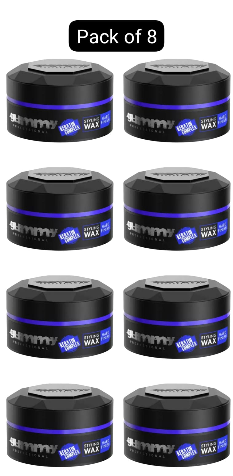 Gummy Hair Styling Wax 150ml Ultra Hold, Bright Finish, Matte Finish, Extra Gloss, Casual Look & Hard Finish 150ml