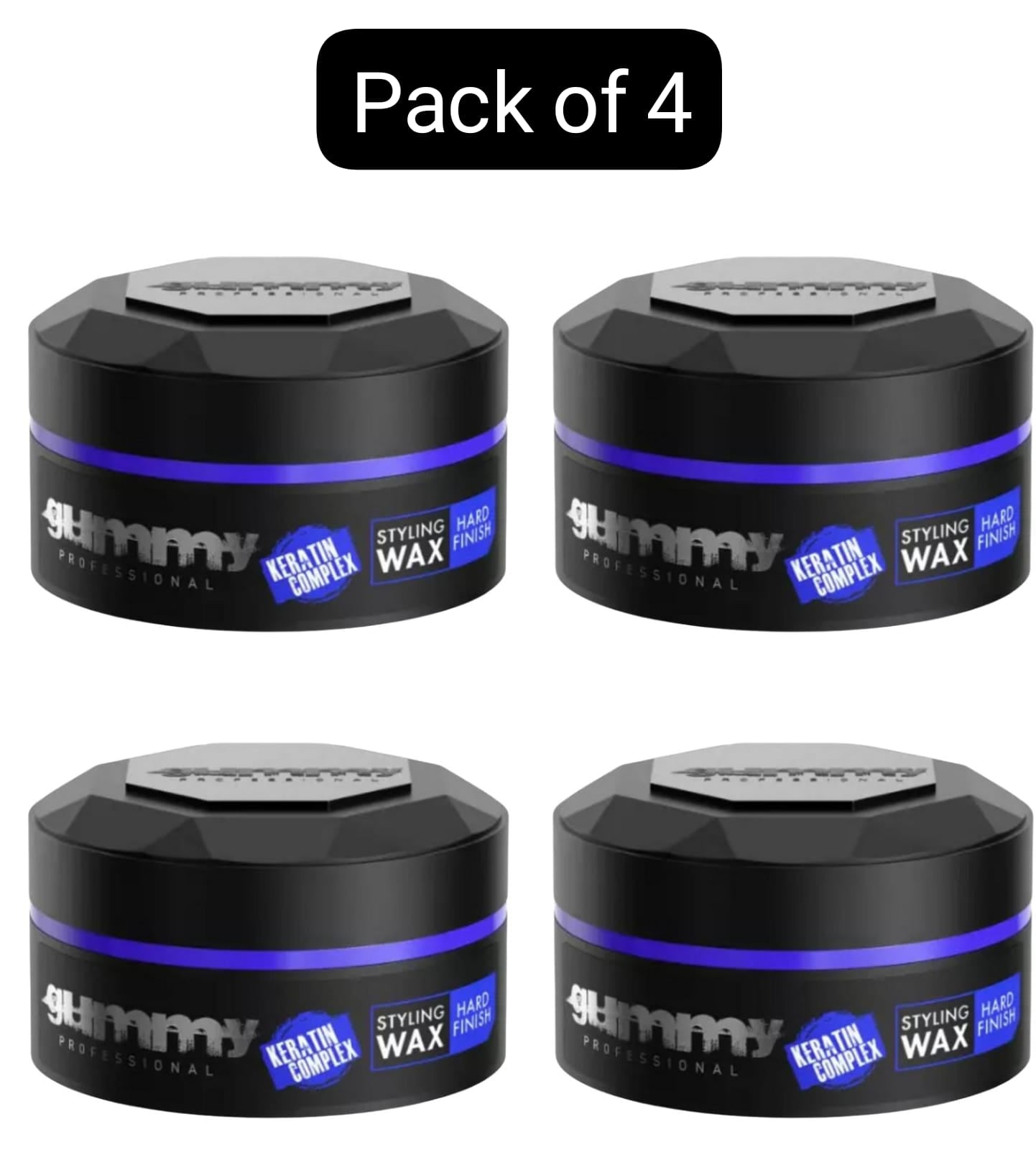 Gummy Hair Styling Wax 150ml Ultra Hold, Bright Finish, Matte Finish, Extra Gloss, Casual Look & Hard Finish 150ml