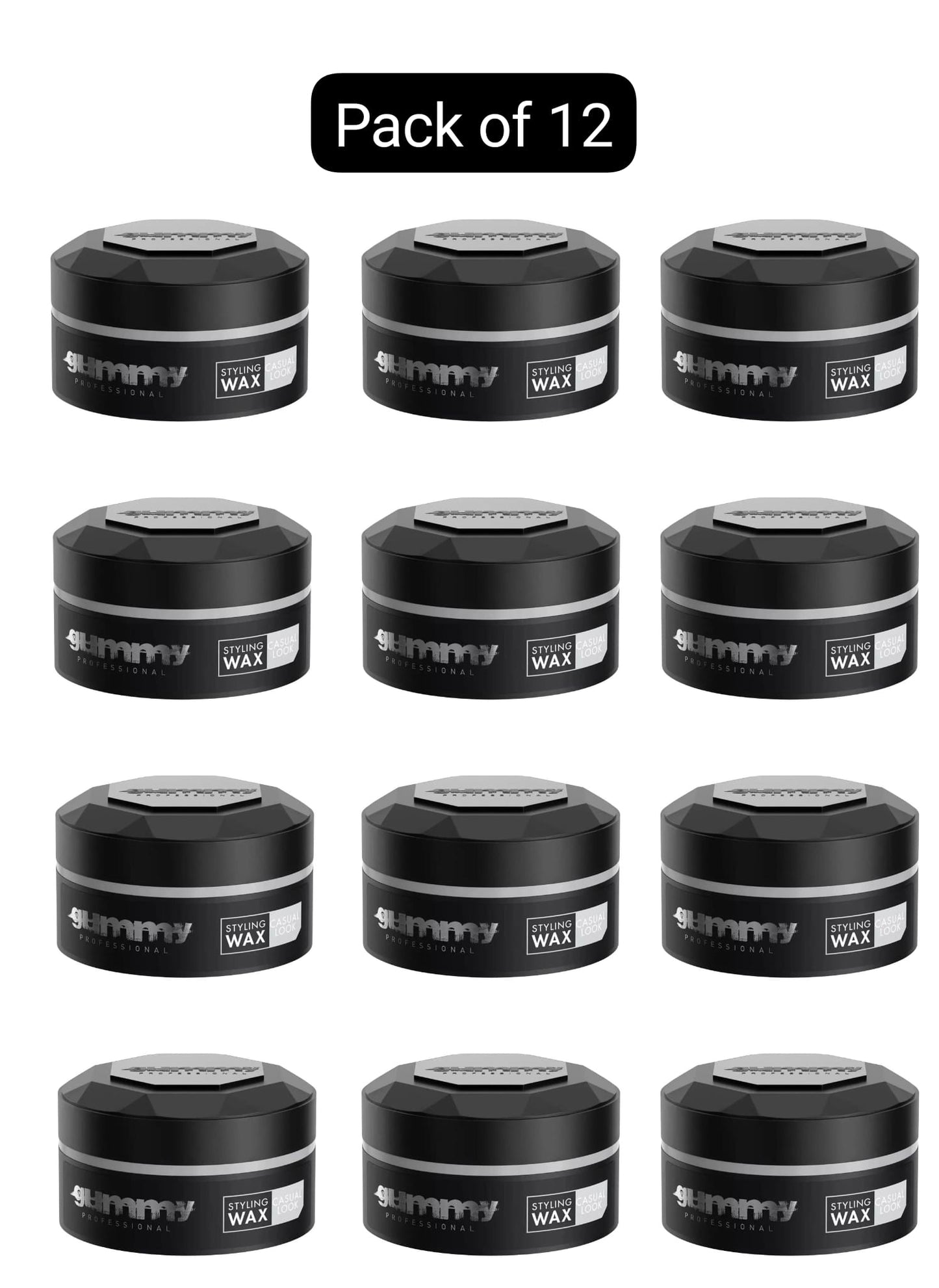 Gummy Hair Styling Wax 150ml Ultra Hold, Bright Finish, Matte Finish, Extra Gloss, Casual Look & Hard Finish 150ml