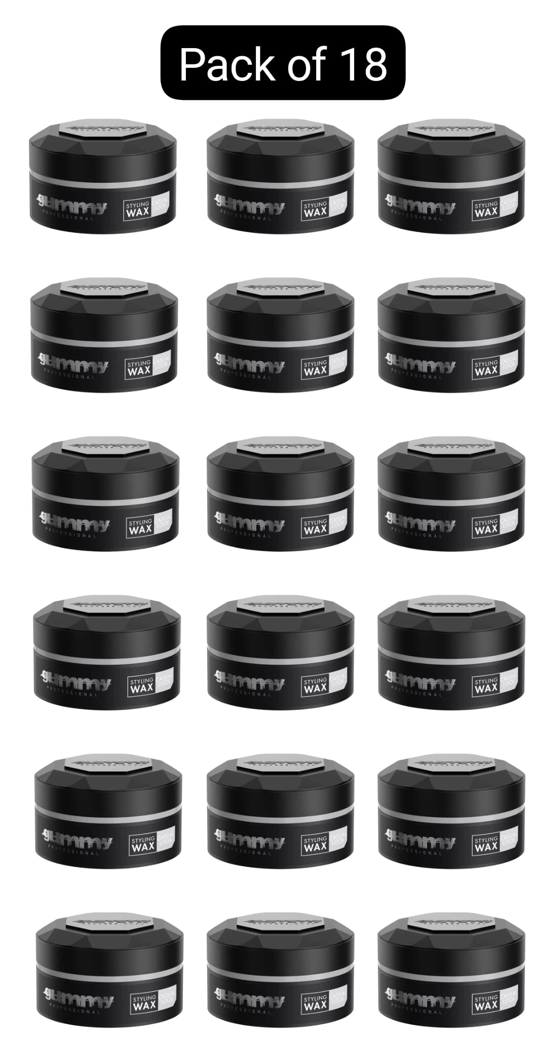 Gummy Hair Styling Wax 150ml Ultra Hold, Bright Finish, Matte Finish, Extra Gloss, Casual Look & Hard Finish 150ml