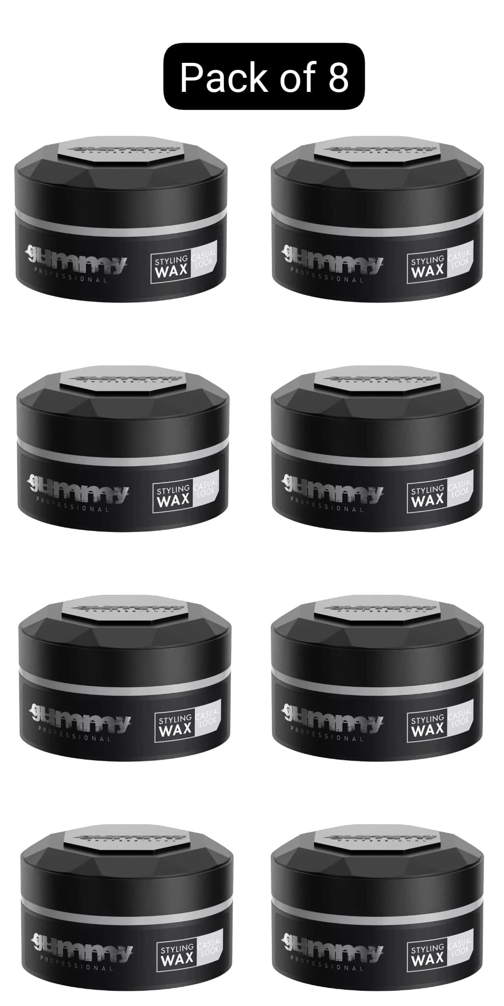 Gummy Hair Styling Wax 150ml Ultra Hold, Bright Finish, Matte Finish, Extra Gloss, Casual Look & Hard Finish 150ml