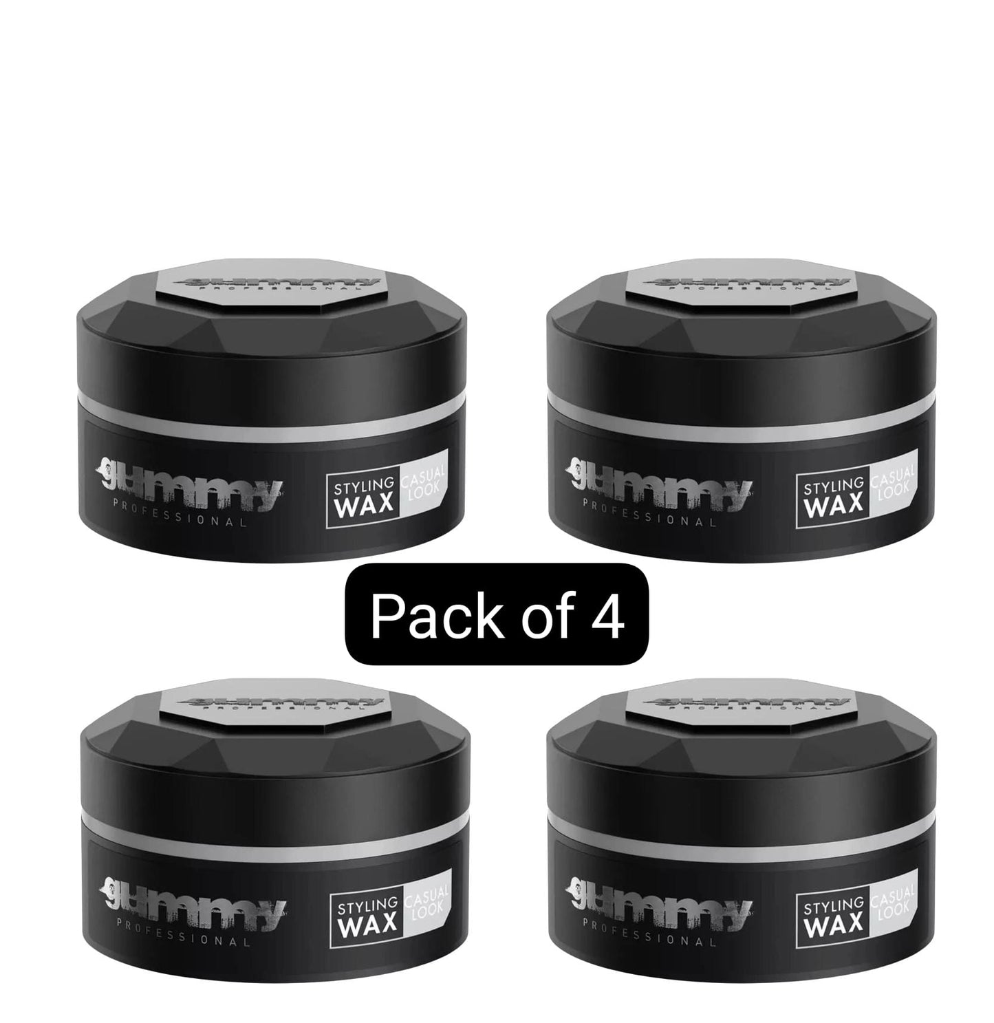 Gummy Hair Styling Wax 150ml Ultra Hold, Bright Finish, Matte Finish, Extra Gloss, Casual Look & Hard Finish 150ml