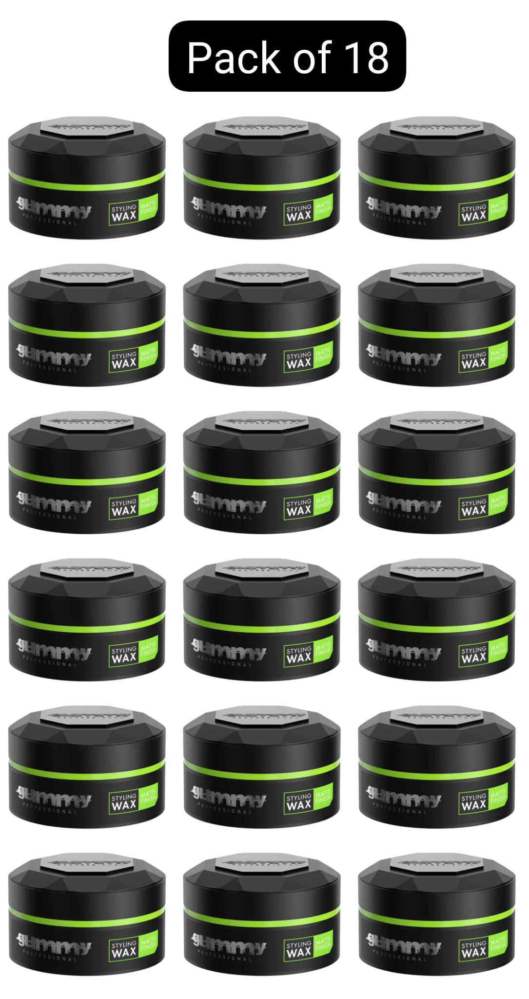 Gummy Hair Styling Wax 150ml Ultra Hold, Bright Finish, Matte Finish, Extra Gloss, Casual Look & Hard Finish 150ml