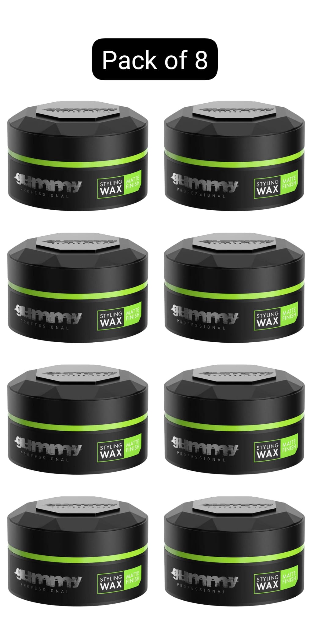 Gummy Hair Styling Wax 150ml Ultra Hold, Bright Finish, Matte Finish, Extra Gloss, Casual Look & Hard Finish 150ml