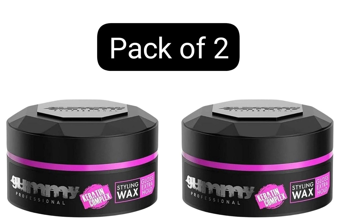 Gummy Hair Styling Wax 150ml Ultra Hold, Bright Finish, Matte Finish, Extra Gloss, Casual Look & Hard Finish 150ml