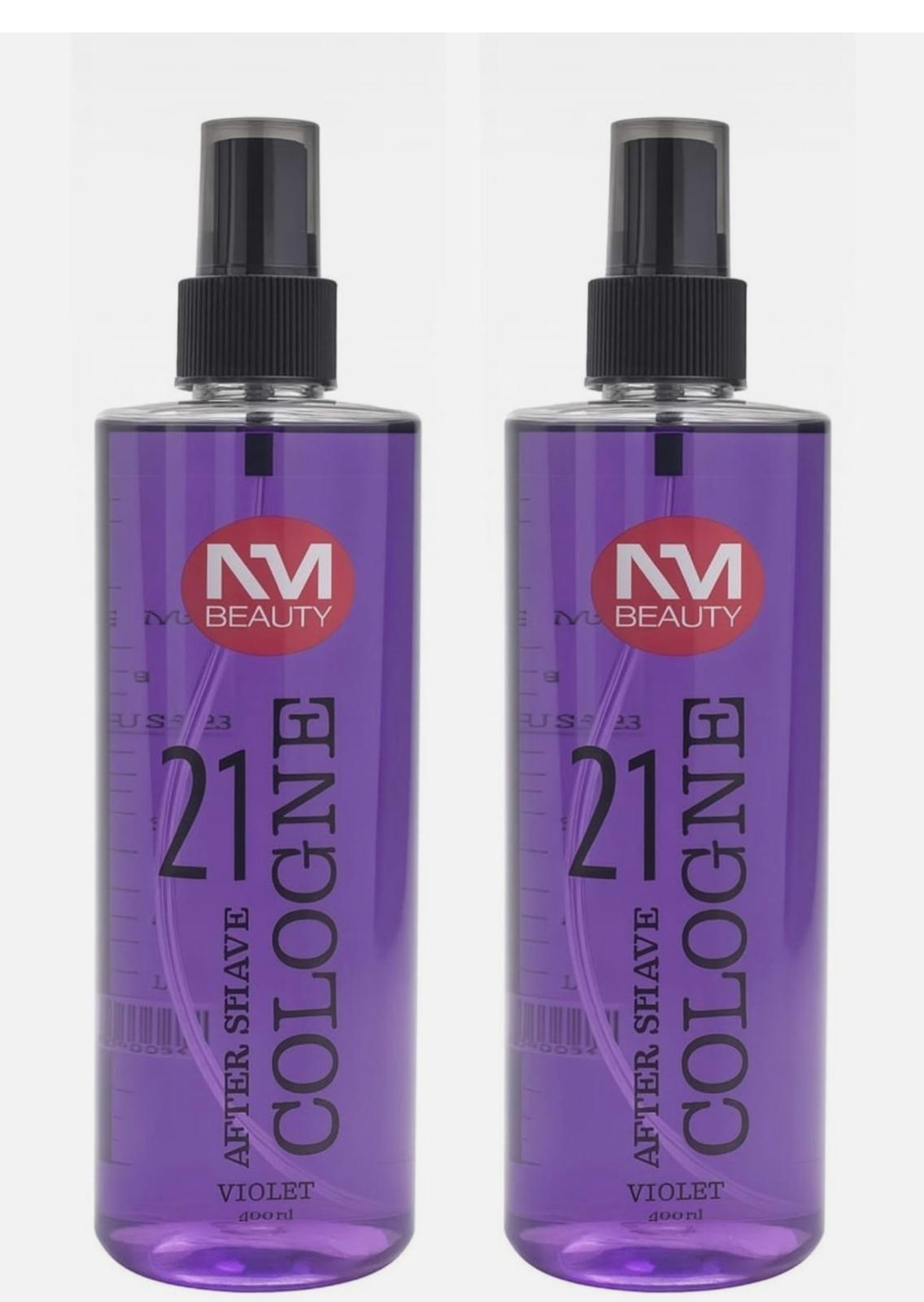 After Shave Cologne, Lemon, Violet, Leather, Ruby, Magma, Tobacco Marine, 400ml 2pc