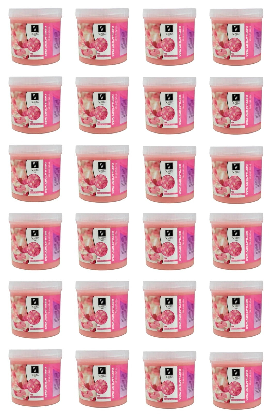 Walee Wax Pot Tub- Tea Tree, Honey, Pink & Creme- For All Skin Types.
