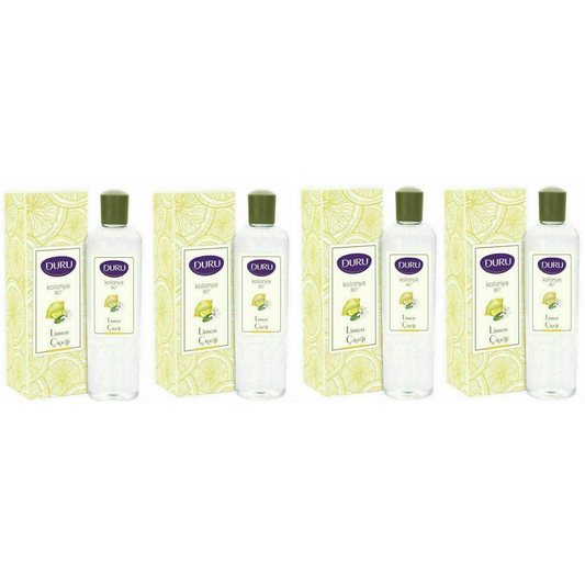DURU LEMON TURKISH COLOGNE AFTERSHAVE 400ML (4 pcs offer)