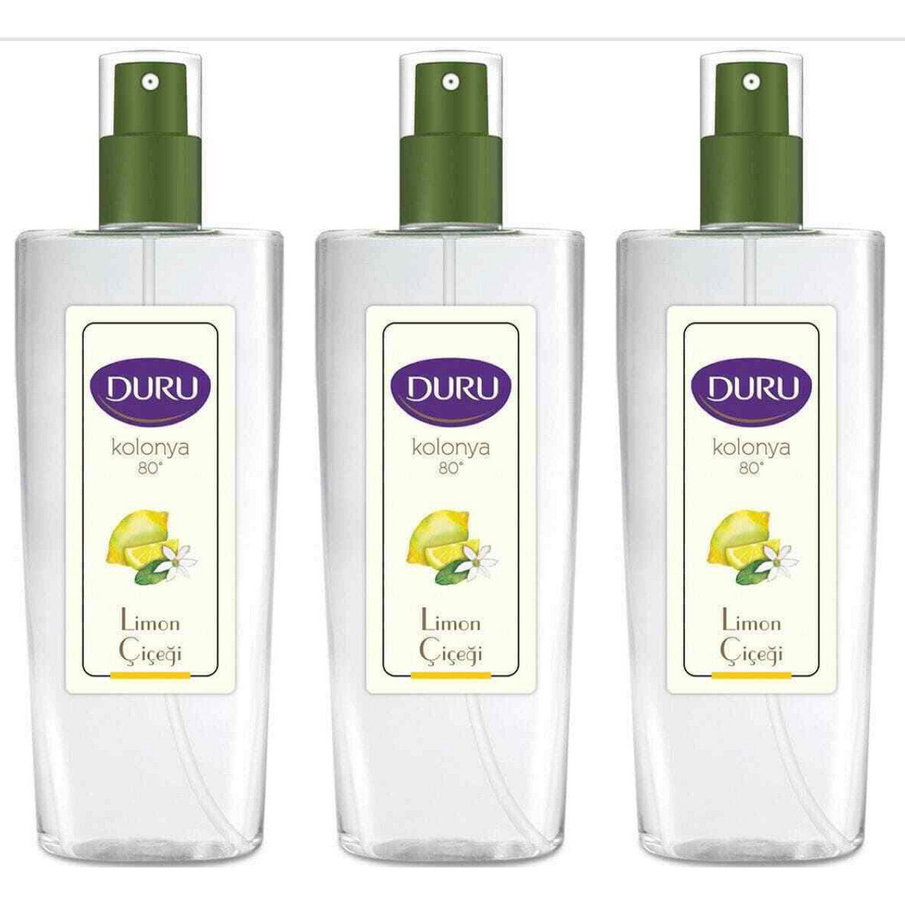 DURU TURKISH COLOGNE AFTERSHAVE 150ML-3PCS