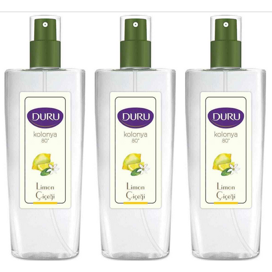 DURU TURKISH COLOGNE AFTERSHAVE 150ML-3PCS