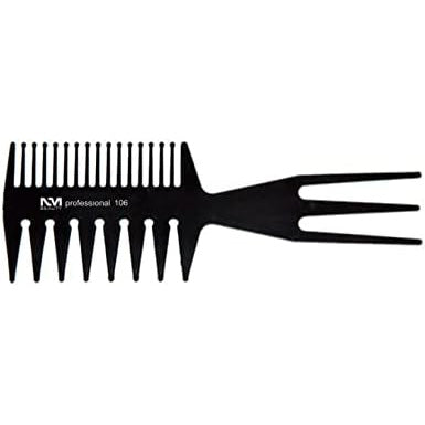 NMB Professional Hair Styling Comb For Barber and Professional Hairdresser Curly Long Thick Style 106