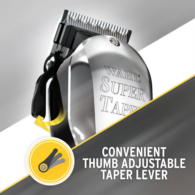 Wahl • Chrome Super Taper Clipper Corded