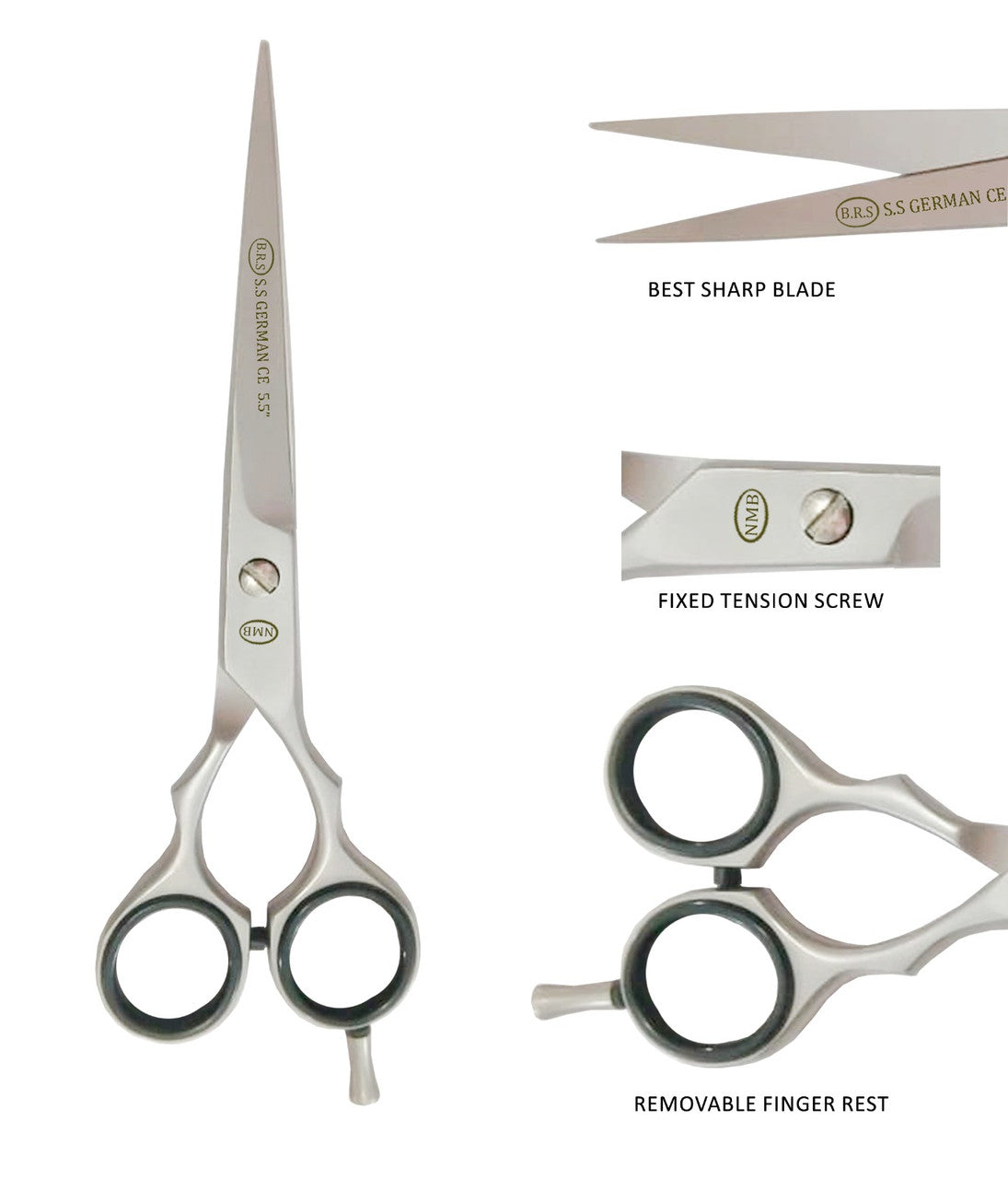 JAGOUER Barber Scissors 5.5'' BRS German- Next Day Delivery