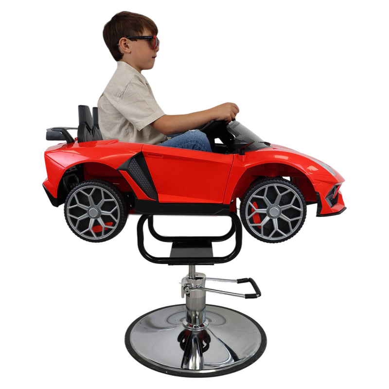 Kids Barber Chairs • Luxury Supercar Style Red