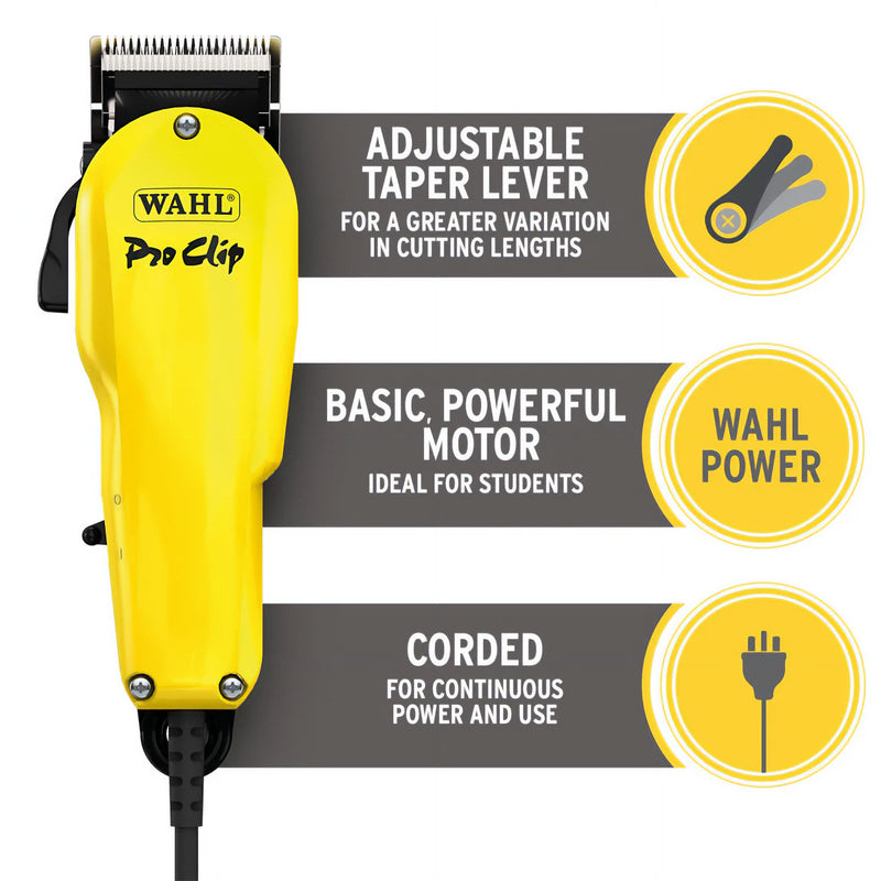 Wahl • Pro Clip Corded Clipper Yellow