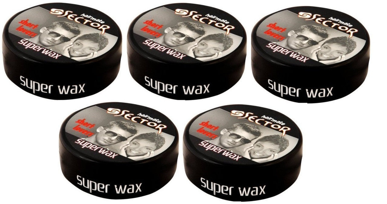 SECTOR WET LOOK SUPER HAIR WAX GEL 150ML (5 Pcs Offer)- Next Day Delivery