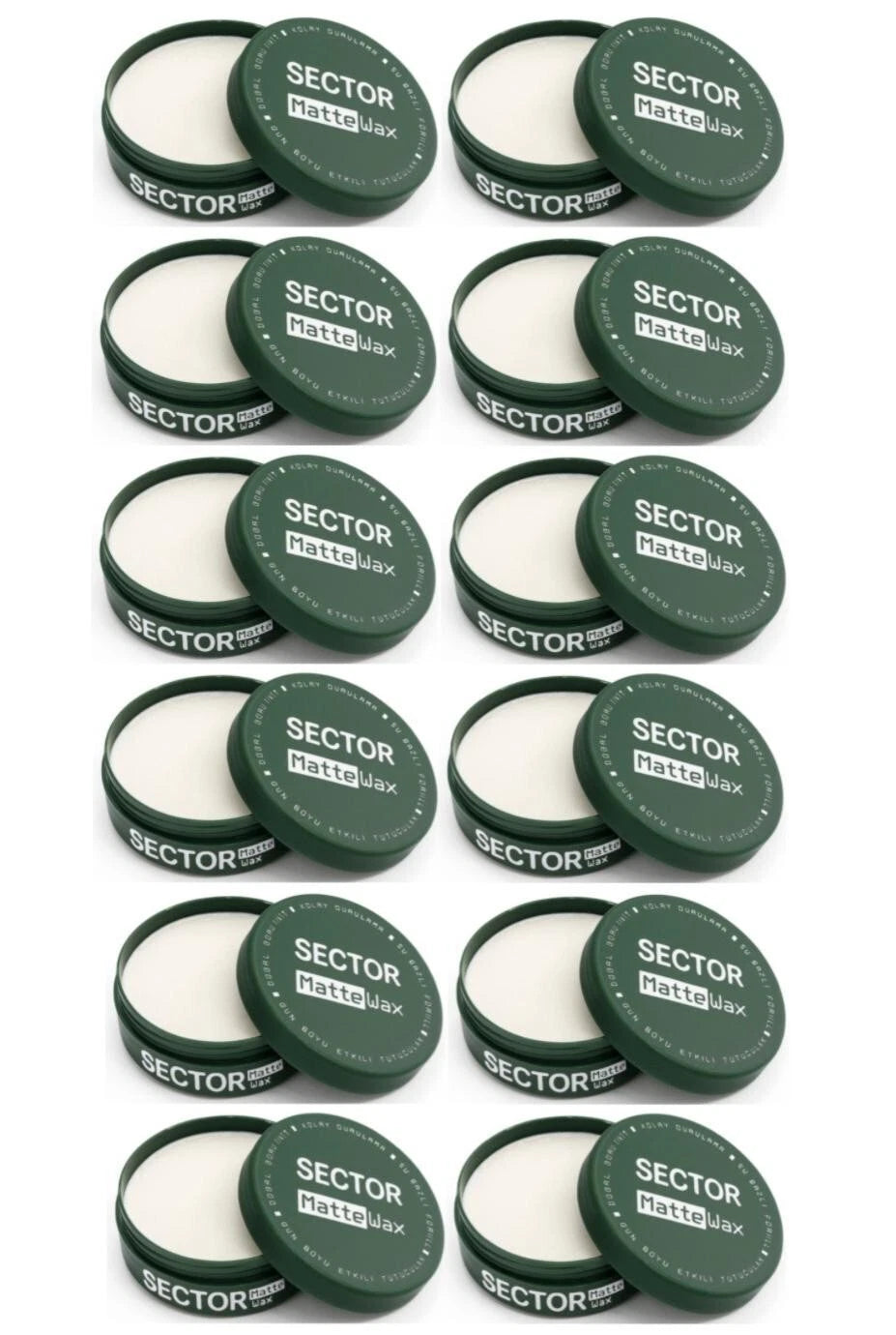 Hairmate Sector Hairdresser Super Sector Hair Wax Black, Green, Orange, Blue- 150ml