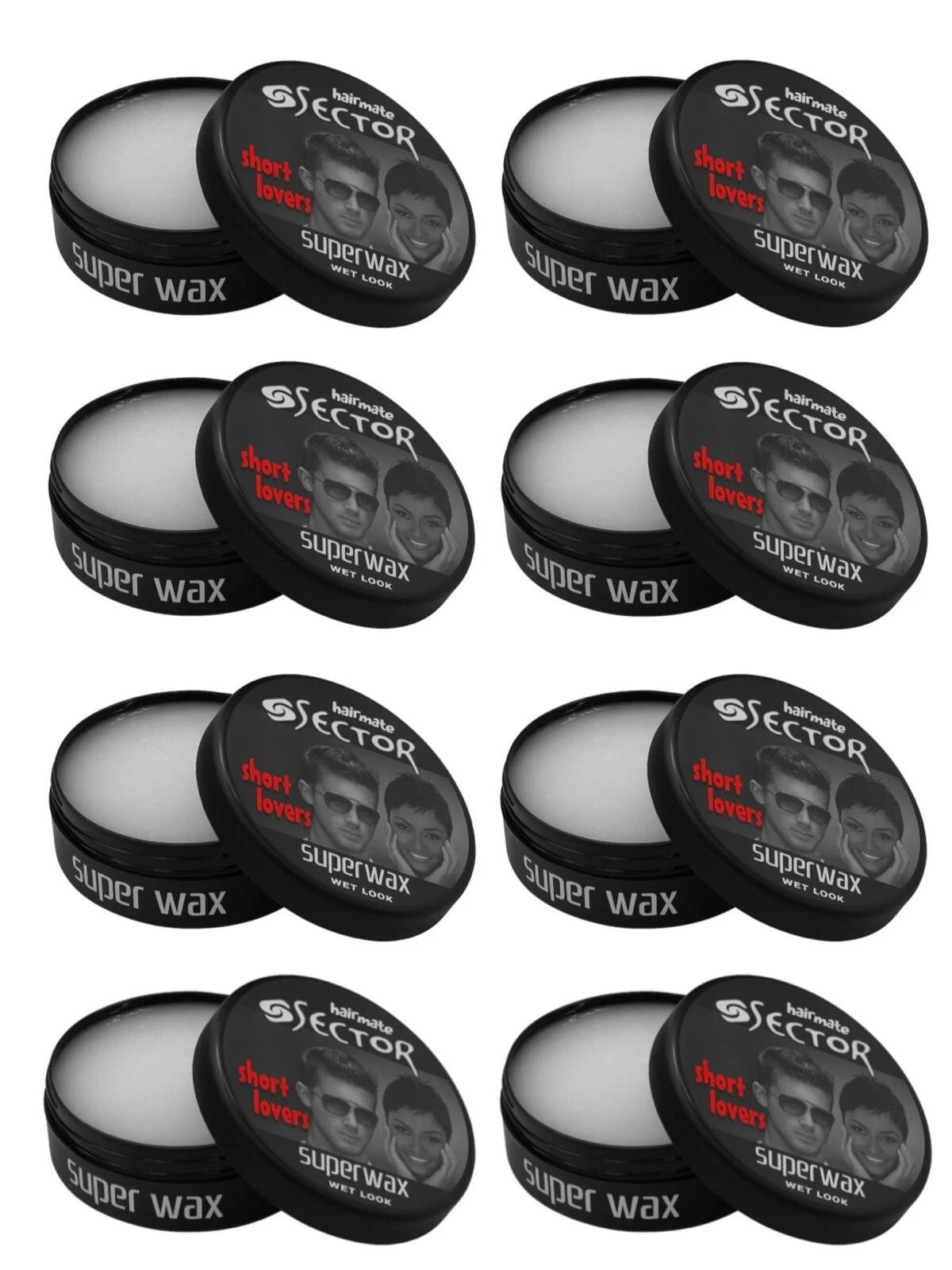 Hairmate Sector Hairdresser Super Sector Hair Wax Black, Green, Orange, Blue- 150ml