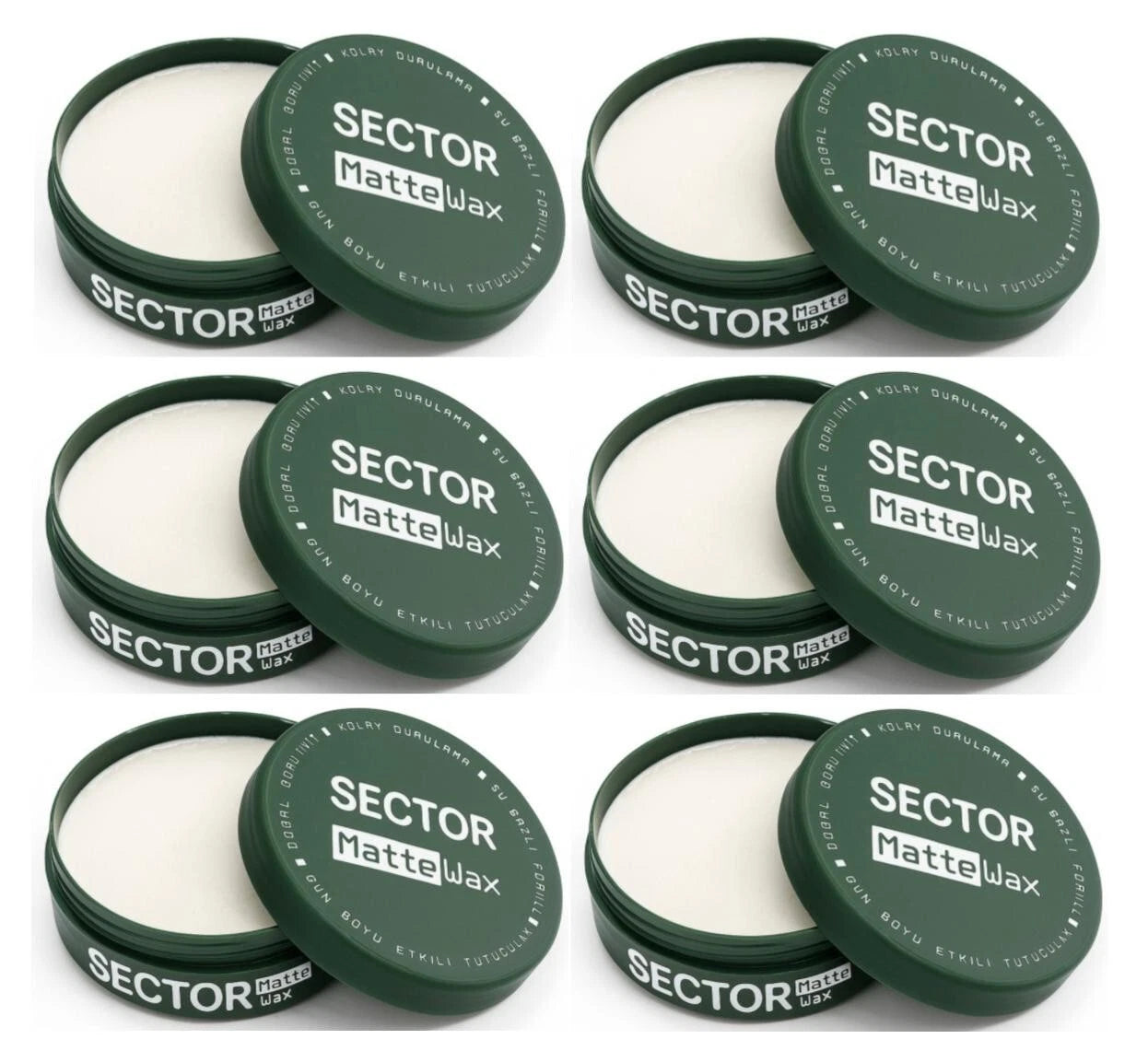 Hairmate Sector Hairdresser Super Sector Hair Wax Black, Green, Orange, Blue- 150ml