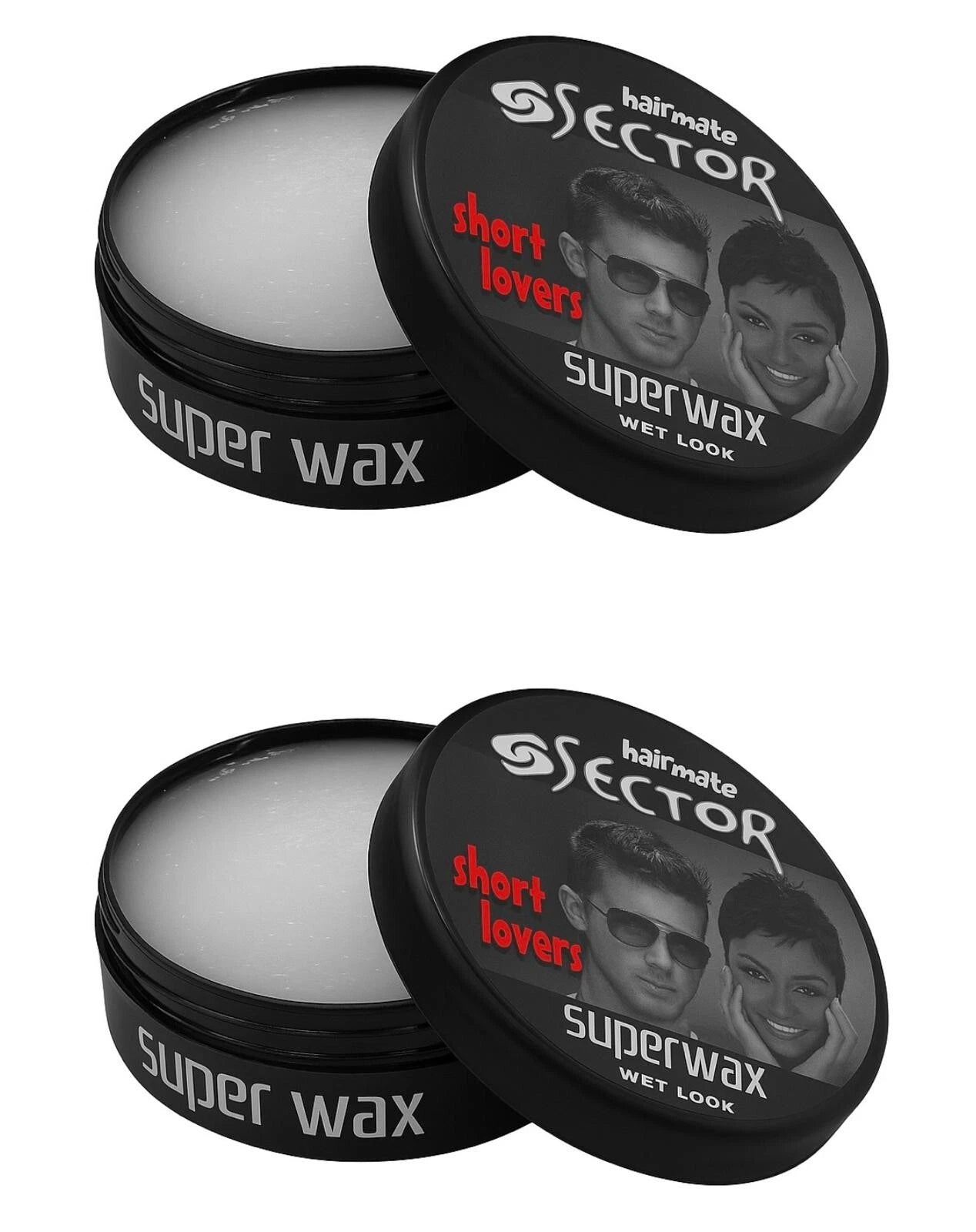 Hairmate Sector Hairdresser Super Sector Hair Wax Black, Green, Orange, Blue- 150ml