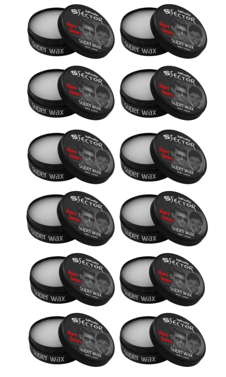 Hairmate Sector Hairdresser Super Sector Hair Wax Black, Green, Orange, Blue- 150ml
