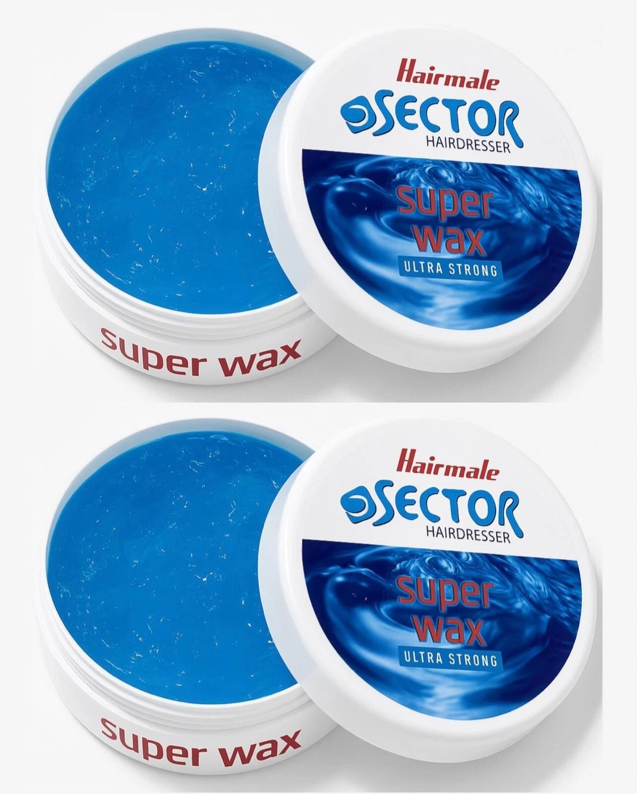 Hairmate Sector Hairdresser Super Sector Hair Wax Black, Green, Orange, Blue- 150ml