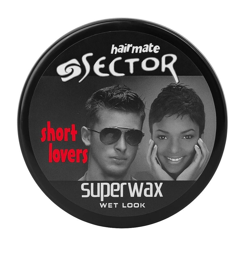 Hairmate Sector Hairdresser Super Sector Hair Wax Black, Green, Orange, Blue- 150ml