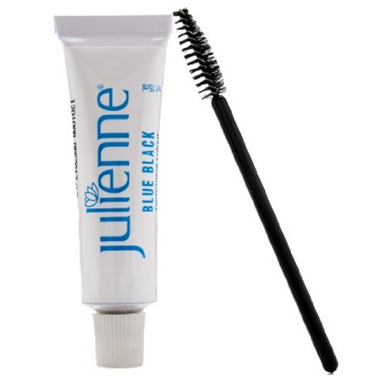 New Julienne Eyelash Eyebrow Tinting Kit Dye Blue Black 02 Brush Tint Dish Oxidant