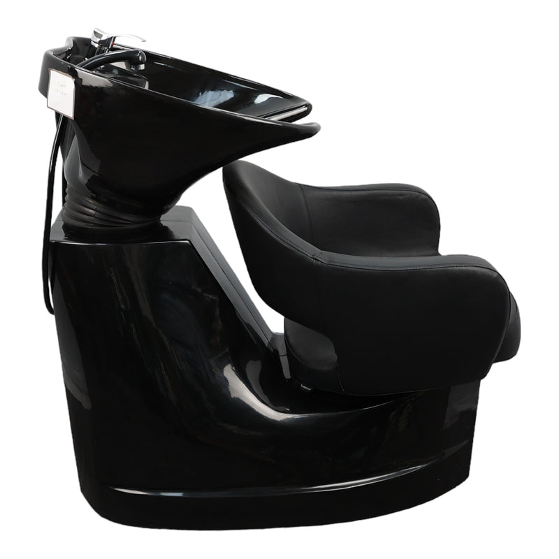 Backwash Chair - Rinse And Relax Basin Adjustable Chair Black