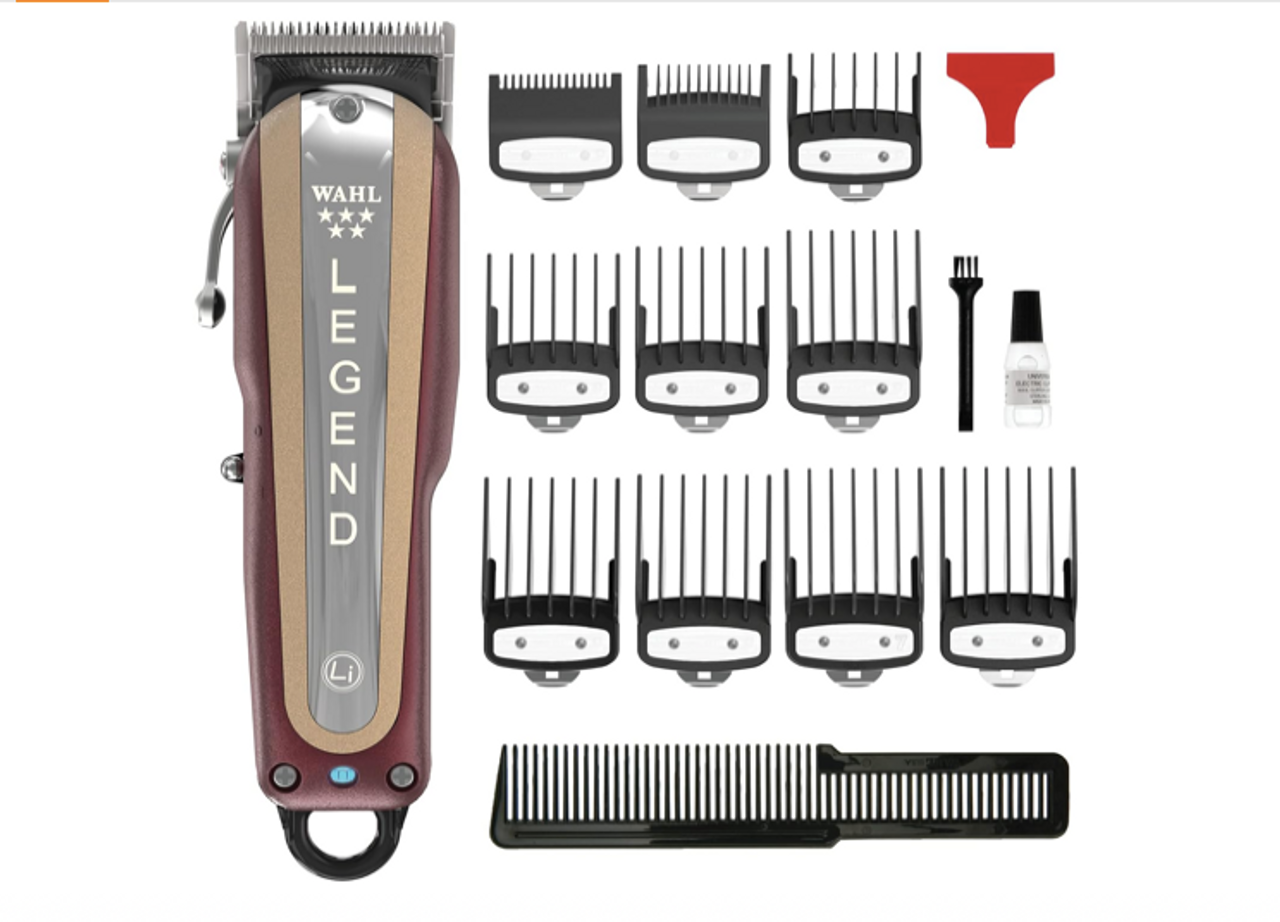 Wahl 5 Star Cordless Legend, Professional Hair Clippers, Pro Haircutting Kit, Adjustable Taper Lever, Crunch Blade, Wedge Blades, Cordless, Barbers Supplies- Next Day Free Delivery