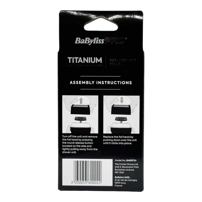 Babyliss Pro • Titanium Replacement Foils